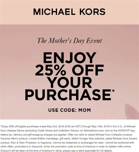 michael kors online coupon code|michael kors actiecode.